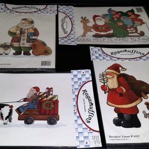 Christmas and Jesus Ragamuffins Dry Iron-On Transfers 1991-92 for clothing